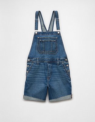 AE Baggy Denim Short Overall