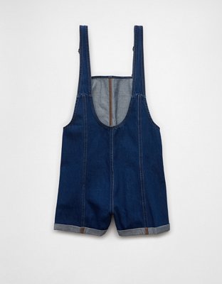 AE Easy Baggy Denim Short Overall