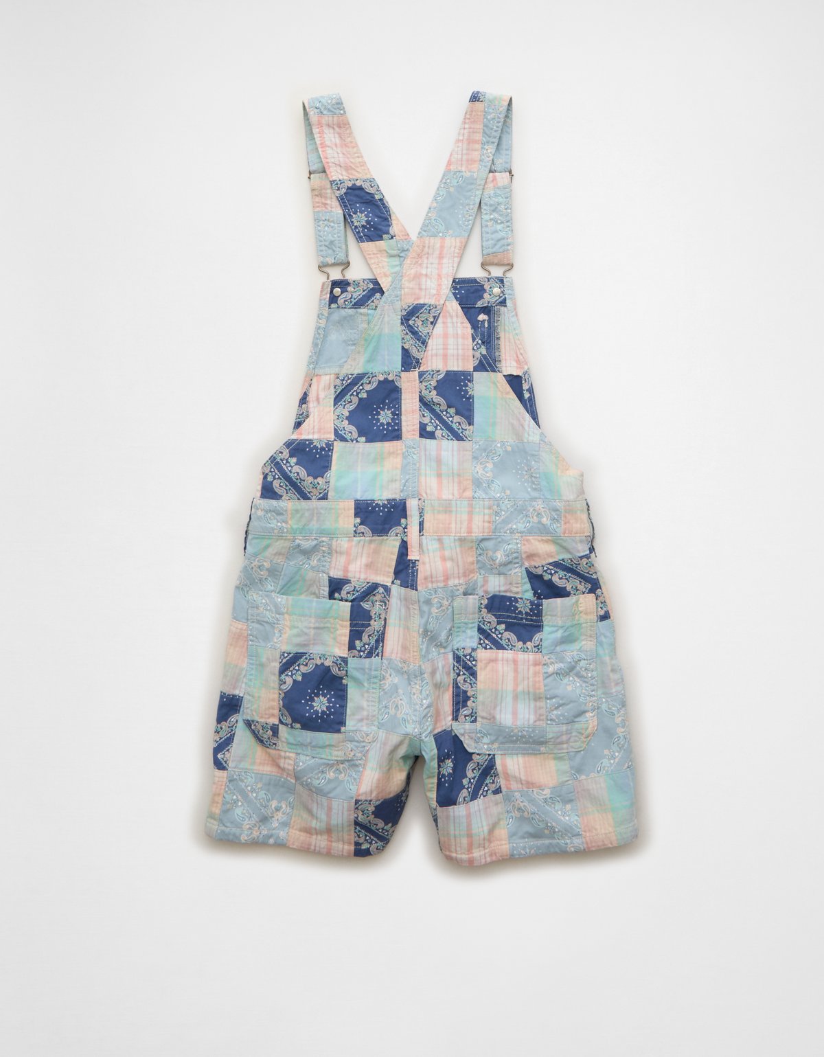 AE Pride Patchwork Baggy Overall Short - image 4