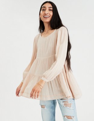 long sleeve babydoll
