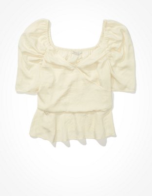 Женские блузки American Eagle AE Puff-Sleeve Blouse — фото 3