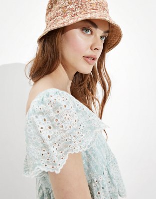 Женские блузки American Eagle AE Ruffle Sleeve Babydoll Blouse — фото 6