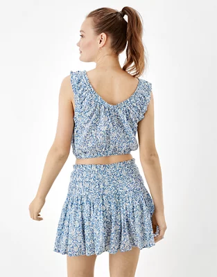 AE Cropped Bubble Tank Top