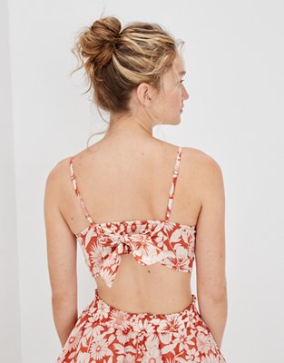 Женские топы American Eagle AE Halter Bubble Tank Top — фото 2