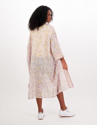 AE Long Floral Cape
