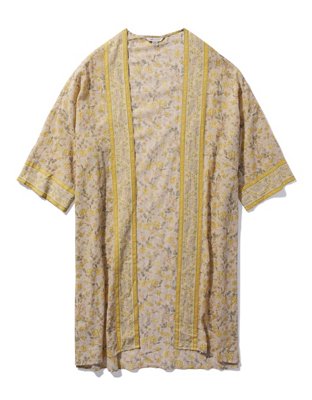 AE Long Floral Cape