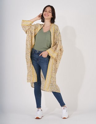 AE Long Floral Cape