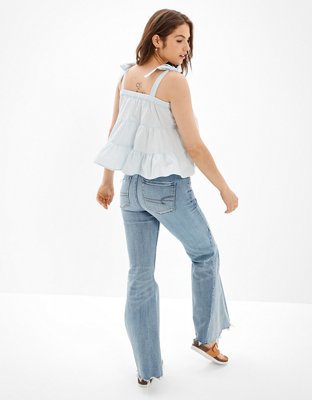 Женские топы American Eagle AE Tiered Tank Top — фото 2