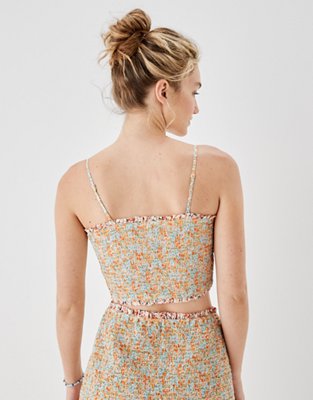Женские топы American Eagle AE Reversible Smocked Tube Top — фото 2