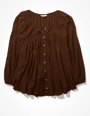 AE Long-Sleeve Beachy Shirt