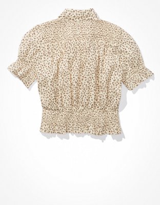 AE Short-Sleeve Button-Up Shirt