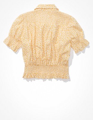 AE Short-Sleeve Button-Up Shirt