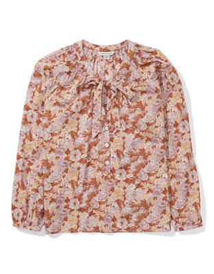 AE Blusa manga larga con botones