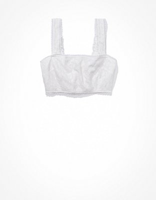 AE Lace Overlay Super Cropped Tank Top