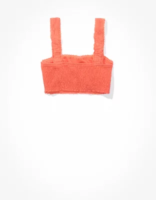 AE Lace Overlay Super Cropped Tank Top
