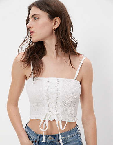 AE Lace-Up Tube Top