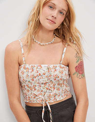 AE Lace-Up Tube Top