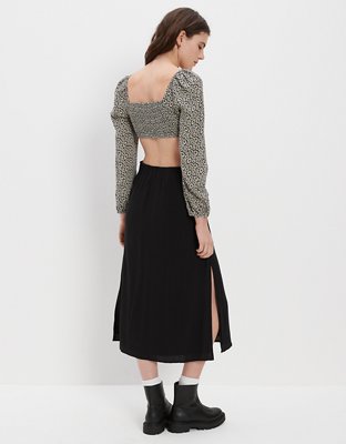 AE Super Cropped Knot Blouse
