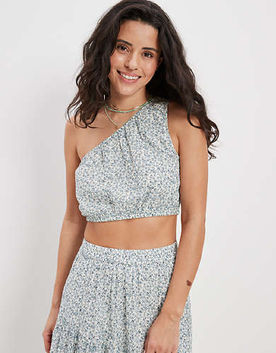 AE Cropped One Shoulder Tank Top