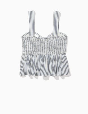 AE Tie-Front Babydoll Blouse