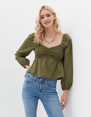 Apolina｜meera blouse almond APOLINA MEERA BLOUSE (almond) - SEN_TO_SENCE
