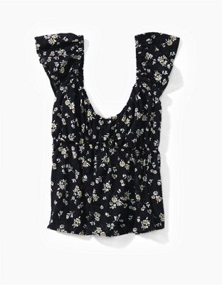 Женские блузки American Eagle AE Tie-Back Babydoll Blouse — фото 3
