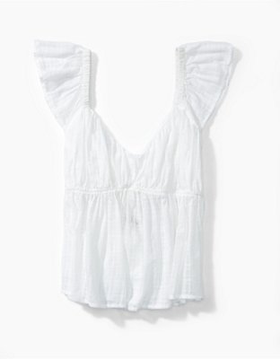 AE Tie-Back Babydoll Blouse