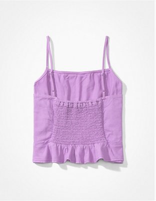 Женские топы American Eagle AE Square Neck Apron Cami — фото 4