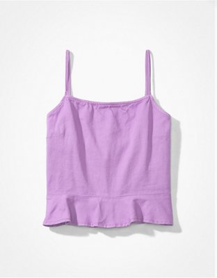 Женские топы American Eagle AE Square Neck Apron Cami — фото 3