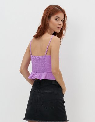 Женские топы American Eagle AE Square Neck Apron Cami — фото 2