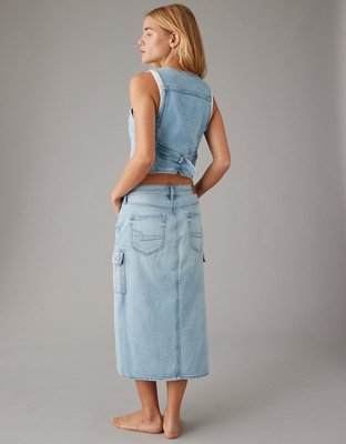 AE Chaleco de denim