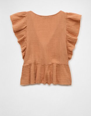 AE Ruffled Babydoll Blouse