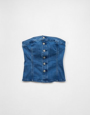 AE Denim Tube Top