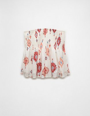 Женские топы American Eagle AE Smocked Tank Top — фото 3