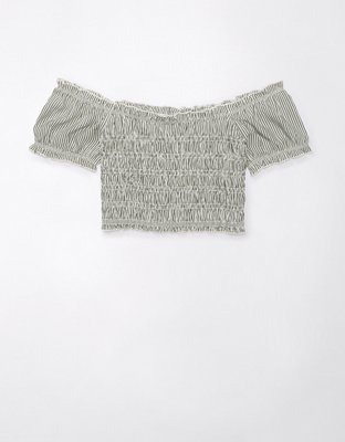 AE Off-the-Shoulder Cropped Sweater