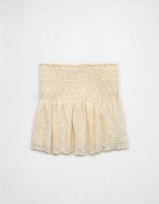 Женские топы American Eagle AE Smocked Lace Tank Top — фото 5