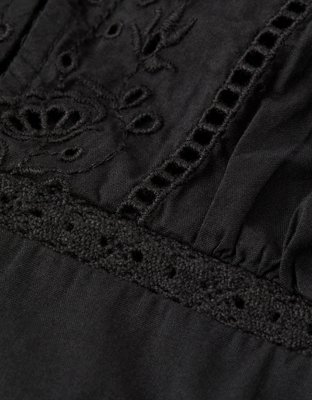 Женские топы American Eagle AE Embroidered Peplum Top — фото 3