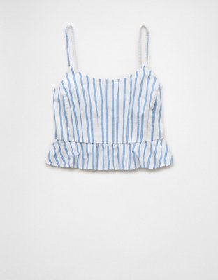 Женские топы American Eagle AE Pintuck Tank Top — фото 3
