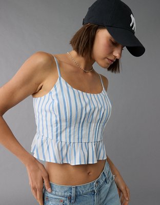 Женские топы American Eagle AE Pintuck Tank Top — фото 2