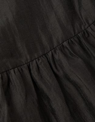 Женские топы American Eagle AE Puff-Sleeve Tie-Detail Top — фото 5