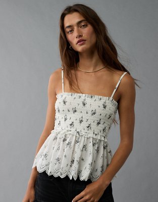 AE Floral Tiered Tube Top