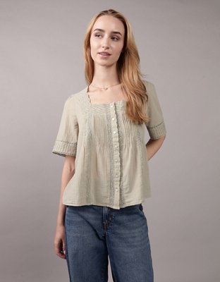 トップス acka asymmetry blouse Draped asymmetrical blouse - Women | MANGO Canada