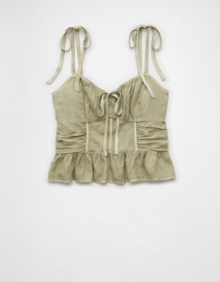 AE Corset Peplum Top