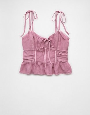 AE Corset Peplum Top