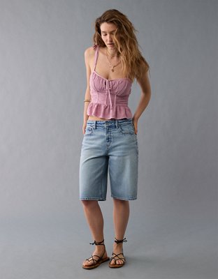 AE Corset Peplum Top