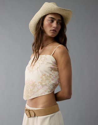 AE Strapless Bandana Top
