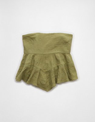 AE Embroidered Babydoll Tube Top