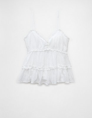 AE Ruffle Babydoll Tank Top