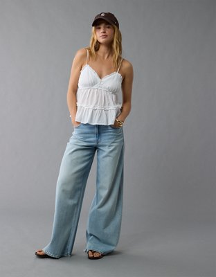 AE Ruffle Babydoll Tank Top