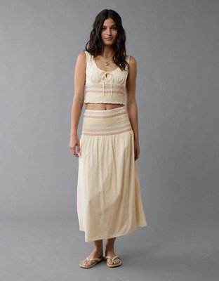 AE Pride Smocked Crop Top